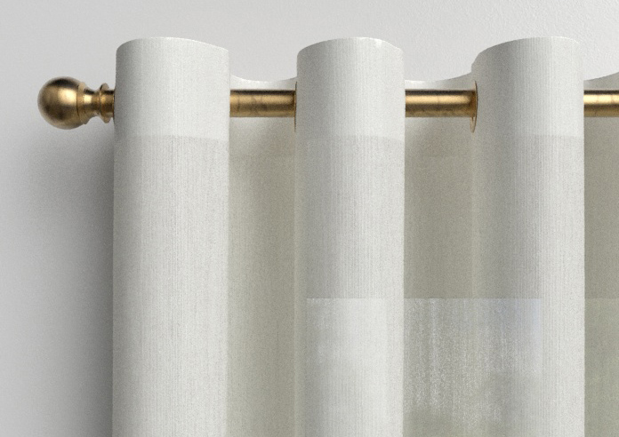 Salerno Voile, Coastal White - Made to Measure Curtains - Image 12